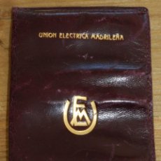 Documentos antiguos: CARNET DE IDENTIDAD DE LA UNION ELECTRICA MADRILEÑA, AÑO 1960, SERVICIO CENTRAL BOLARQUE (GUADALAJAR