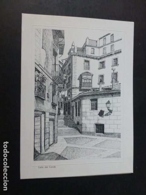 Old Documents: MADRID CALLE DEL CONDE FELICITACION NAVIDAD