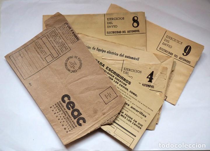 Documentos antiguos: CEAC. Ejercicios de los env&iacute;os 4, 8 y 9 del curso Electricidad del autom&oacute;vil - Foto 1