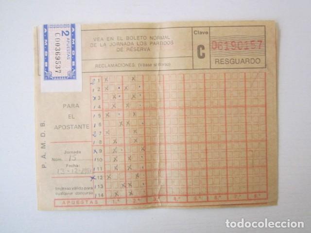 Documentos antiguos: QUINIELA 1981 - Foto 1