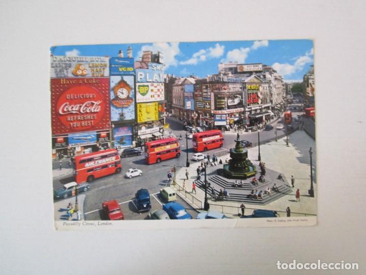 Documentos antiguos: POSTAL DE COCA COLA EN PICCADILLY CIRCUS 1969 - Foto 1