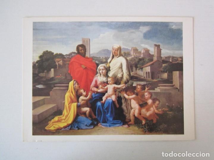Documentos antiguos: POSTAL THE HOLY FAMILY NATIONAL GALLERY