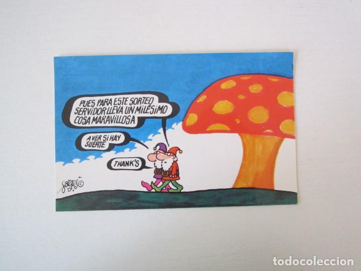Alte Dokumente: 1 POSTAL DIBUJANTE COMICO FORGES