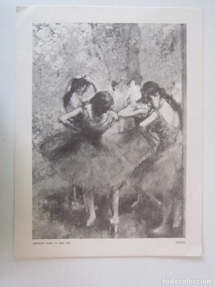 Documentos antiguos: (LOTE 3 ) BONITA PINTRA DE DEGAS, PARA ENMARCAR