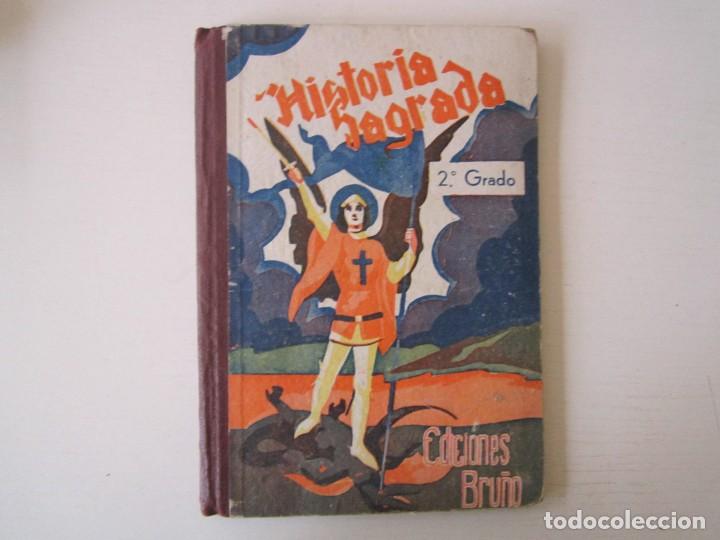 Documentos antiguos: LIBRO LA HISTORIA SAGRADA MUY ANTIGUO - Foto 1