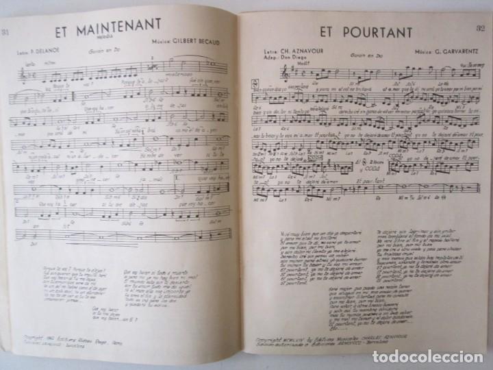 Documentos antiguos: LIBRO CON 100 PARTITURAS Y SUS CORRESPONDIENTES LETRAS 1965 - Foto 2