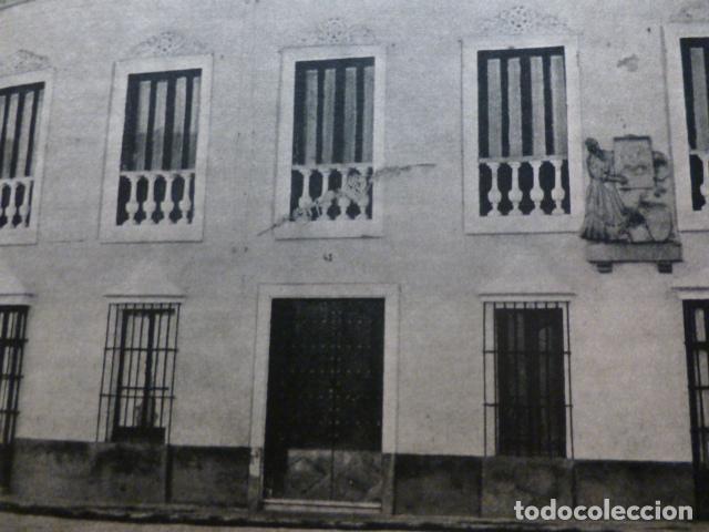 Alte Dokumente: UTRERA SEVILLA ANTIGUA LAMINA HUECOGRABADO A&Ntilde;OS 50