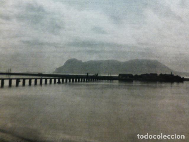 Documentos antigos: ALGECIRAS CADIZ ANTIGUA LAMINA HUECOGRABADO A&Ntilde;OS 50