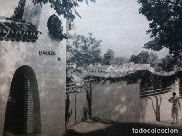 Documentos antigos: MALAGA ANTIGUA LAMINA HUECOGRABADO A&Ntilde;OS 50