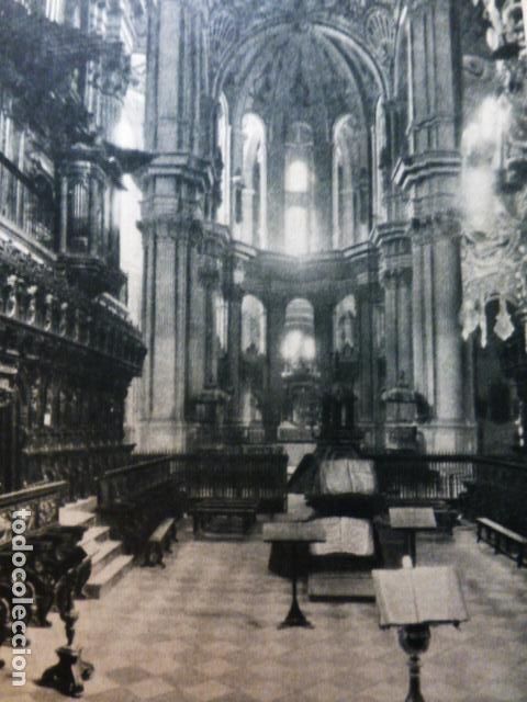 Documentos antigos: MALAGA ANTIGUA LAMINA HUECOGRABADO A&Ntilde;OS 50