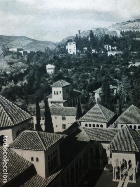 Documents Anciens: GRANADA ANTIGUA LAMINA HUECOGRABADO A&Ntilde;OS 50