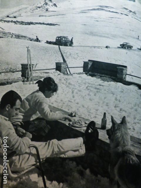 Documentos antiguos: SIERRA NEVADA GRANADA ANTIGUA LAMINA HUECOGRABADO A&Ntilde;OS 50