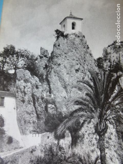 Alte Dokumente: GUADALEST ALICANTE ANTIGUA LAMINA HUECOGRABADO