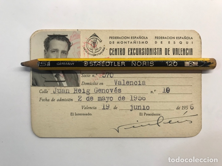 Documentos antiguos: FEDERACI&Oacute;N ESPA&Ntilde;OLA DE MONTA&Ntilde;ISMO Y ESQU&Iacute;, Centro Excursionista de Valencia (a.1956)