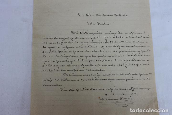 Documentos antiguos: CARTA COMERCIAL PROCURADOR DE LORCA 1919 - Foto 3