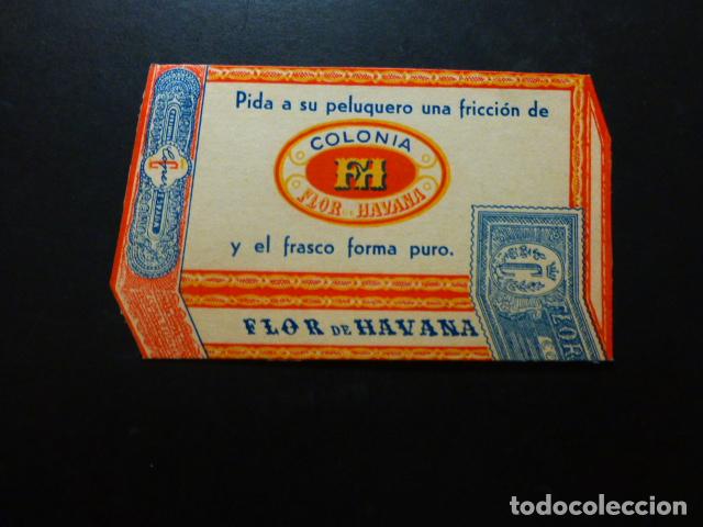 Documents Anciens: FLOR DE HAVANA COLONIA PUBLICIDAD ORIGINAL A&Ntilde;OS 30/40 9 X5,5 CTMS