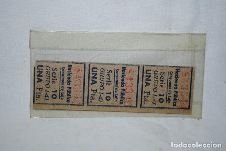 Old Documents: HACIENDA PUBLICA , CONSUMO DE LUJO .