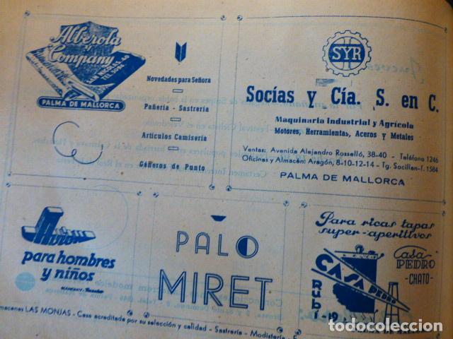 Documentos antiguos: PALMA DE MALLORCA 1950 PROGRAMA FERIAS Y FIESTAS DE PRIMAVERA - Foto 8