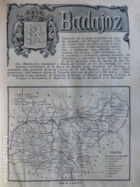 Documentos antiguos: BADAJOZ REPORTAJE SOBRE LA CIUDAD Y PROVINCIA 1920 - Foto 1