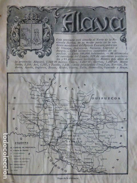 Old Documents: ALAVA REPORTAJE SOBRE LA CIUDAD Y PROVINCIA 1920