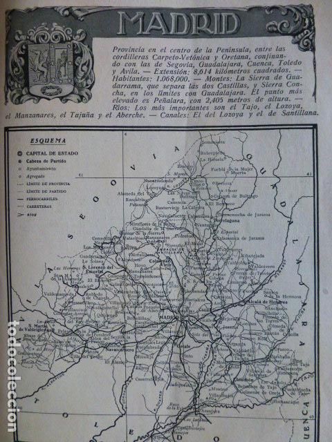 Old Documents: MADRID REPORTAJE SOBRE LA CIUDAD Y PROVINCIA 1920