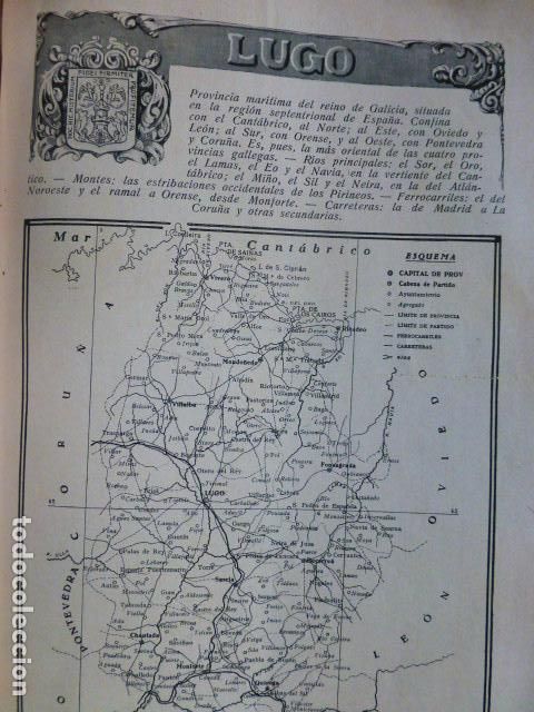 Documentos antiguos: LUGO REPORTAJE SOBRE LA CIUDAD Y PROVINCIA 1920 - Foto 1