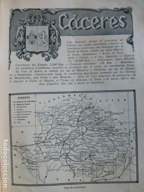 Old Documents: CACERES REPORTAJE SOBRE LA CIUDAD Y PROVINCIA 1920