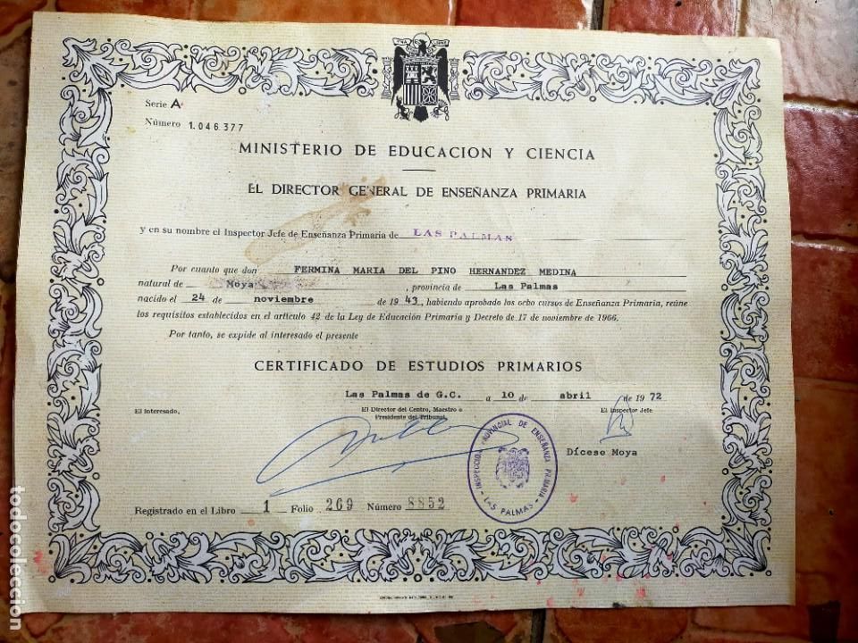 Antiguo Título Equivalente A Doctor O Maestro