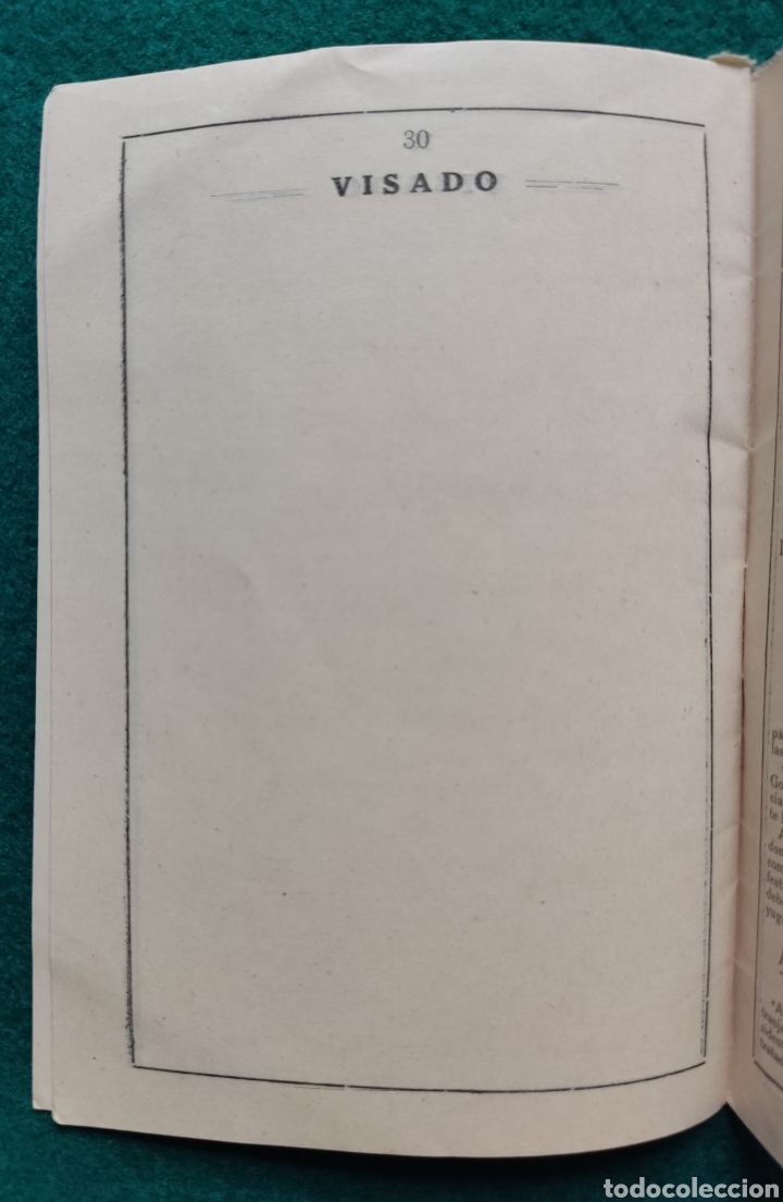 Documentos antiguos: PASAPORTE ESPA&Ntilde;A EXPEDIDO EN TARRAGONA 1930 - Foto 12