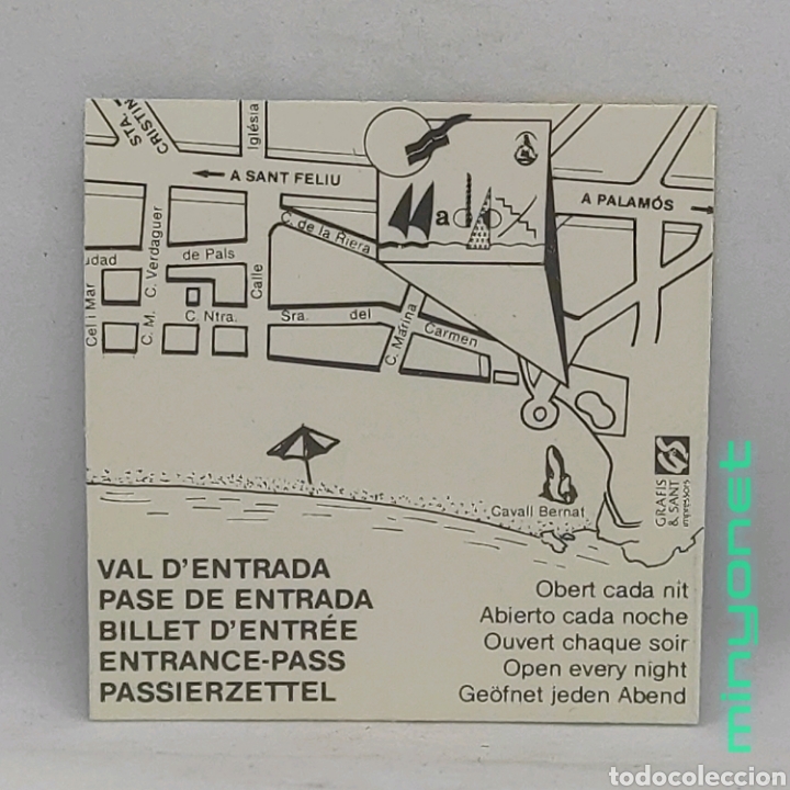 Documentos antiguos: Flyer discoteca Maddox Platja dAro - Madox - Foto 2
