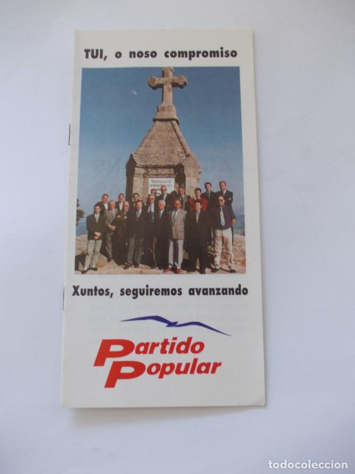 Alte Dokumente: Folleto politico Campa&ntilde;a del Partido Popular de Tui Elecciones Municipales 1995