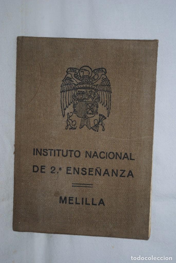 Documentos antiguos: CARTILLA NACIONAL DE 2 &ordf; ENSE&Ntilde;ANZA , MELILLA 1939