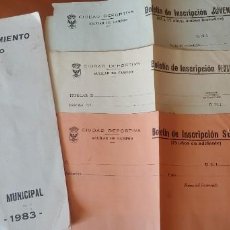 Documentos antiguos: BOLETIN INFORMATIVO,AYUNTAMIENTO AGUILAR DE CAMPOO.1983.CIUDAD DEPORTIVA,BOLETINES 74-75