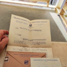 Documentos antiguos: ANTIGUA CARTA INFORMATIVA DE LA SOCIEDAD NACIONAL DE FERROCARRILES FRANCESES - AÑO 1953 -