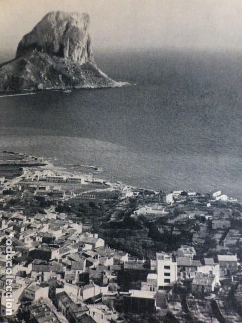 Old Documents: CALPE ALICANTE VISTA ANTIGUO HUECOGRABADO