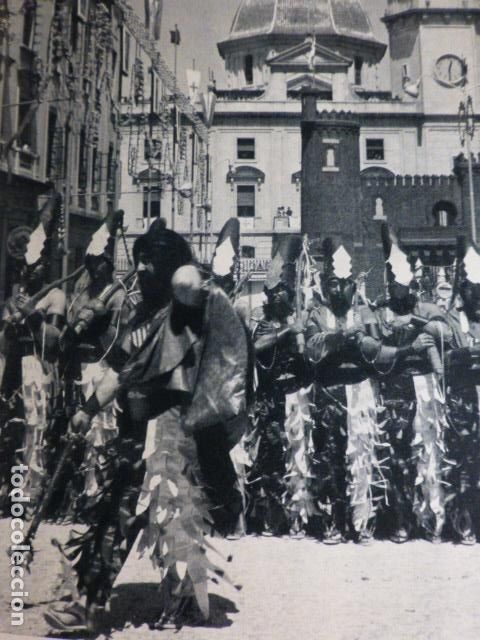 Alte Dokumente: ALCOY ALICANTE MOROS Y CRISTIANOS ANTIGUO HUECOGRABADO