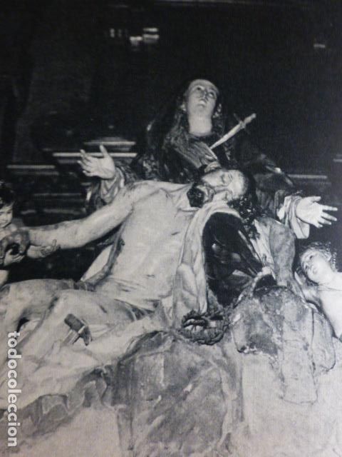 Documentos antiguos: ALICANTE PIEDAD DE SALZILLO ANTIGUO HUECOGRABADO