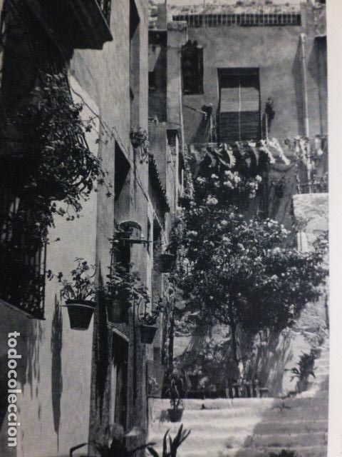 Documentos antiguos: ALICANTE BARRIO DEL CASTILLO ANTIGUO HUECOGRABADO