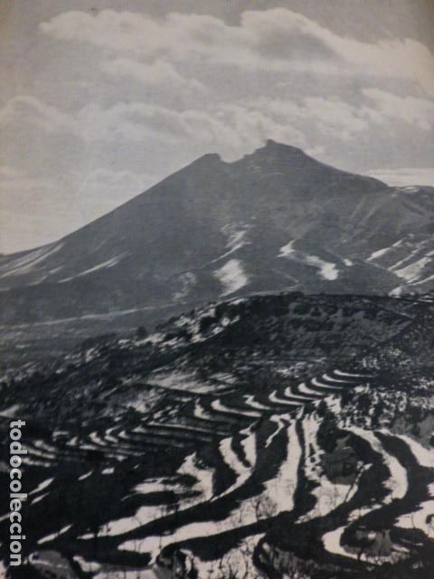 Old Documents: ALCOY ALICANTE MONTES NEVADOS ANTIGUO HUECOGRABADO