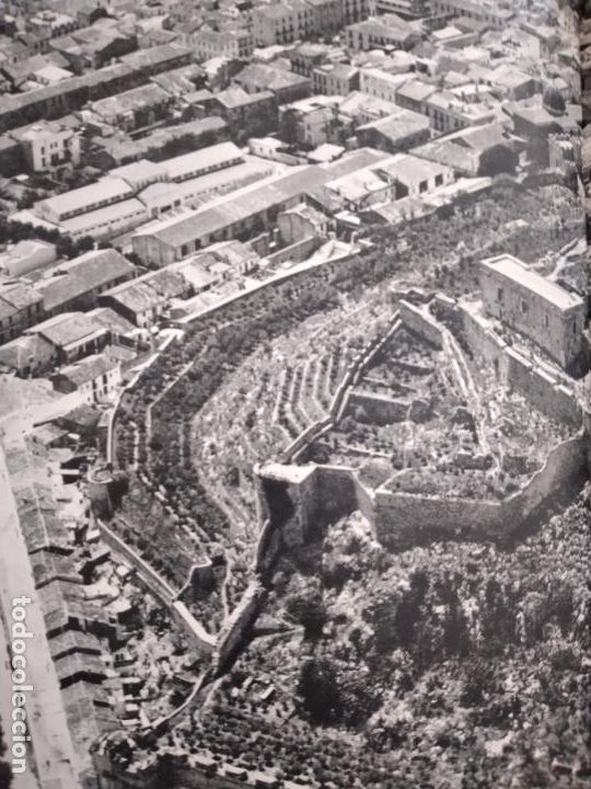 Documentos antiguos: DENIA ALICANTE VISTA AEREA ANTIGUO HUECOGRABADO