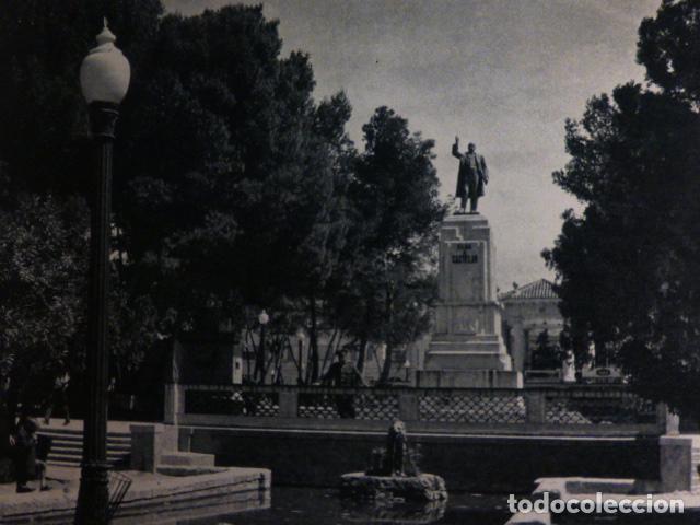 Old Documents: ELDA ALICANTE PARQUE DE CASTELAR ANTIGUO HUECOGRABADO