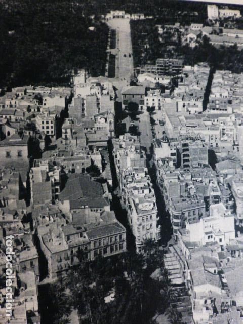 Old Documents: ELCHE ALICANTE VISTA AEREA ANTIGUO HUECOGRABADO