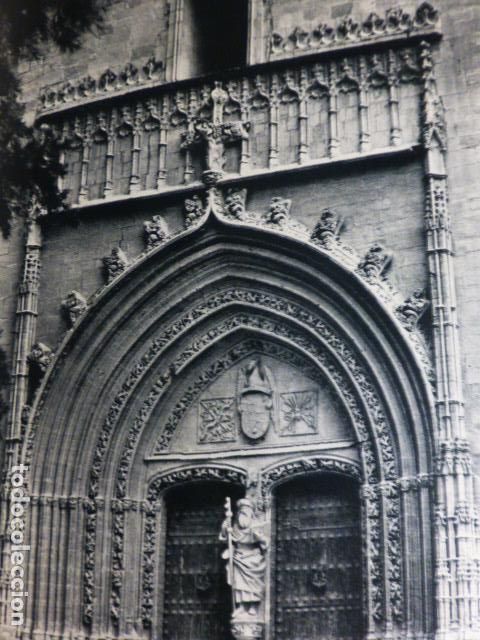 Old Documents: ORIHUELA ALICANTE PORTADA DE LA CATEDRAL ANTIGUO HUECOGRABADO