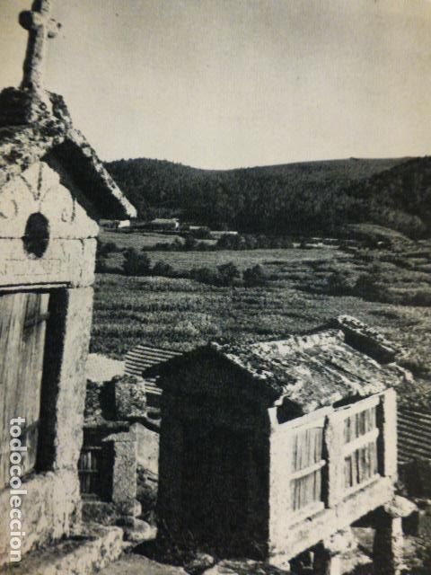 Old Documents: BARCIA ORENSE HORREOS ANTIGUO HUECOGRABADO