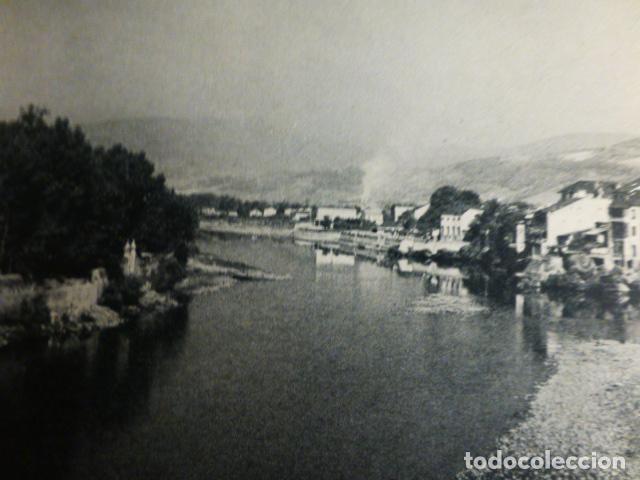 Documenti antichi: EL SIL DE VALDEORRAS ORENSE VISTA ANTIGUO HUECOGRABADO