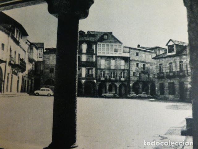 Alte Dokumente: RIBADAVIA ORENSE VISTA ANTIGUO HUECOGRABADO