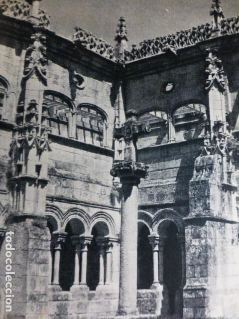 Documentos antiguos: SAN ESTEBAN DE RIBAS DE SIL ORENSE MONASTERIO ANTIGUO HUECOGRABADO