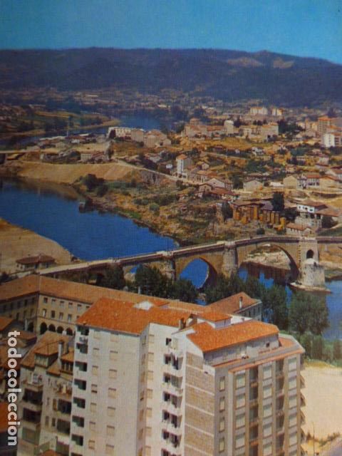 Documenti antichi: ORENSE VISTA PARCIAL ANTIGUO HUECOGRABADO
