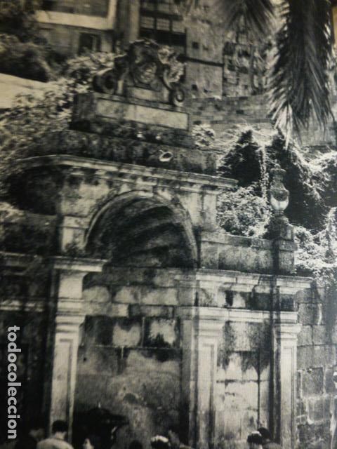 Old Documents: ORENSE LAS BURGAS ANTIGUO HUECOGRABADO