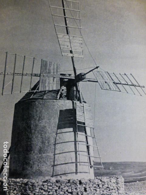 Documents Anciens: FUERTEVENTURA MOLINO DE VIENTO ANTIGUO HUECOGRABADO